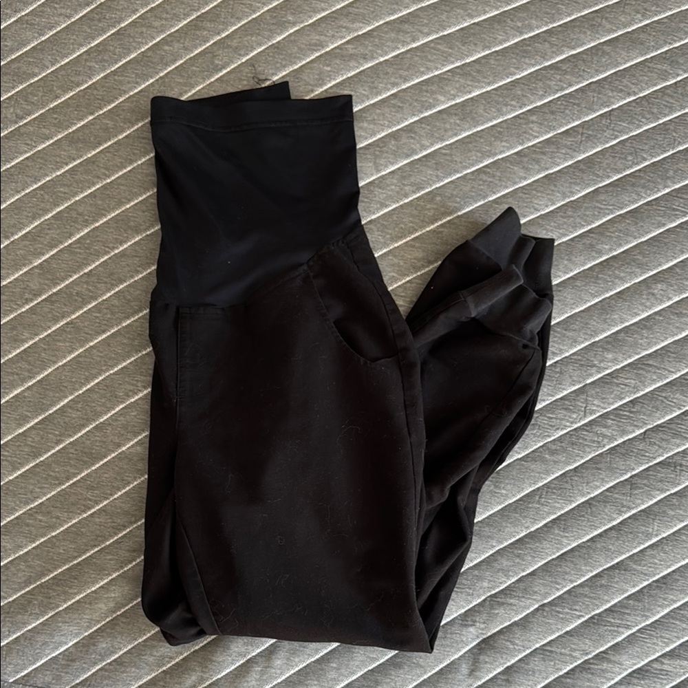 FIGS maternity joggers size small, black